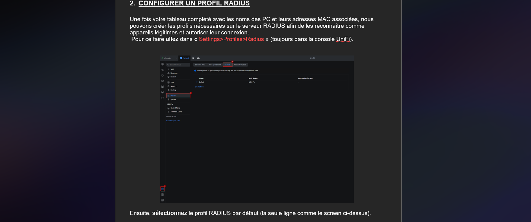 Procédure